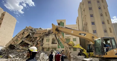هدم وإزالة المباني في الرياض