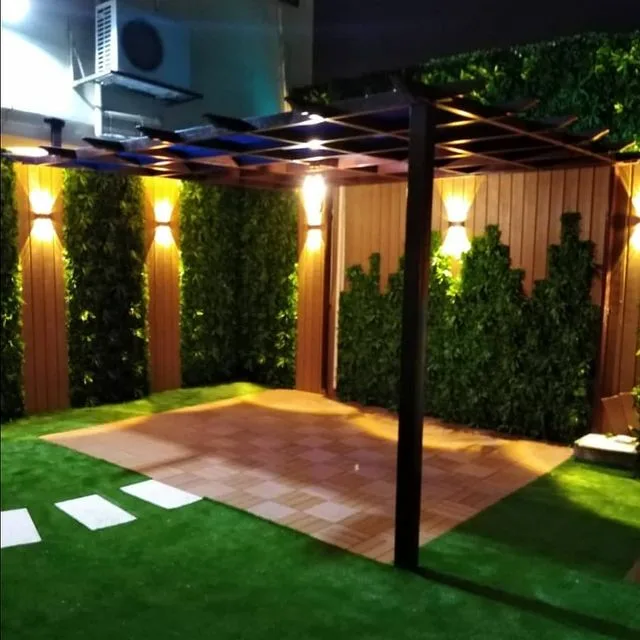 خدمة تصميم وتركيب عشب جدارى الرياض